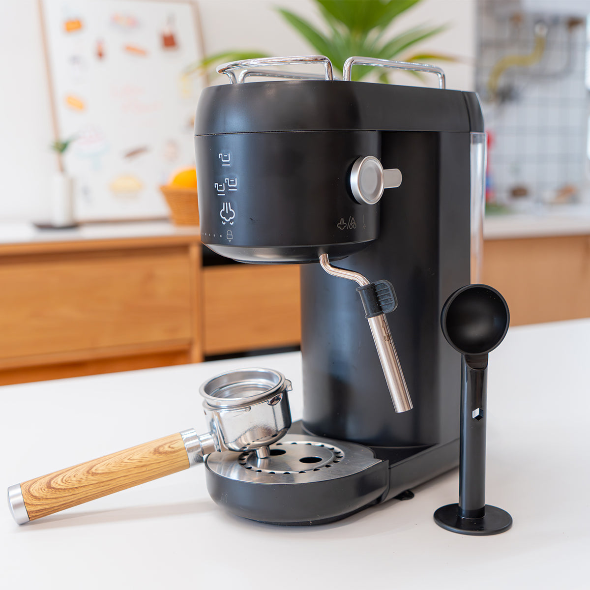 SCHWUA Small Espresso Machine With Milk Steamer