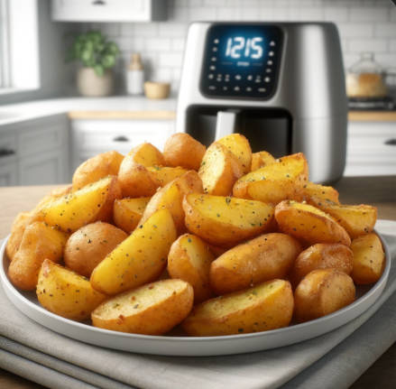 Air-fry-potatoes