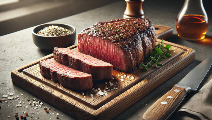 Sous vide flank steak