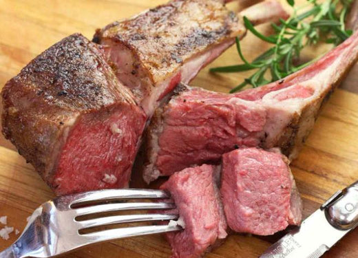 Sous vide lamb chops