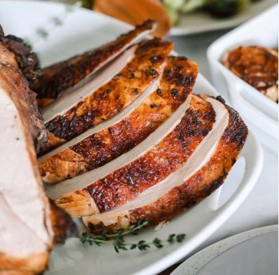 Sous vide turkey breast