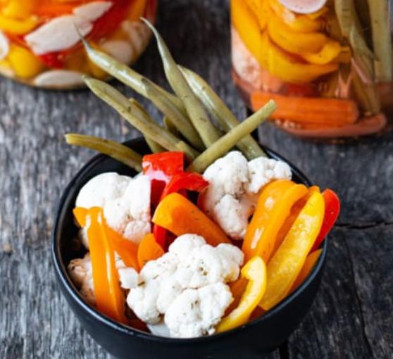 Sous vide vegetables